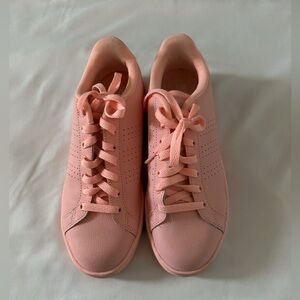 Women’s Adidas Neon Pink Cloudfoam Advantage Sneakers